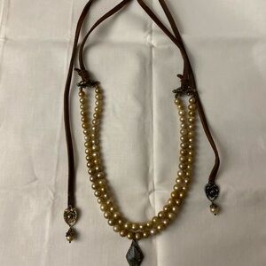 Sundance Pearl, Silver and Labradorite Necklace